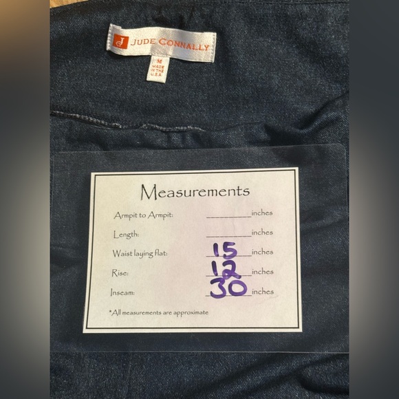 Jude Connolly Nicolette Pant Blue Wide Leg Stretch M - Picture 8 of 9